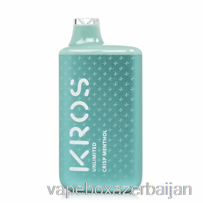 Vape Box Azerbaijan KROS Unlimited 6000 Disposable Crisp Menthol